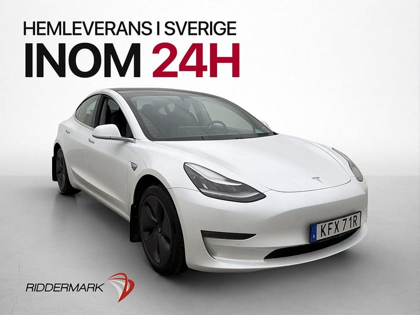Bild 4 av Tesla Model 3 Long Range AWD 440hk Pano Kamera AP Skinn