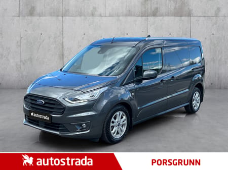 Ford Transit Connect 240 LWB Lang, H.feste, 2x skyvedør, Navi, kamera, Metallic