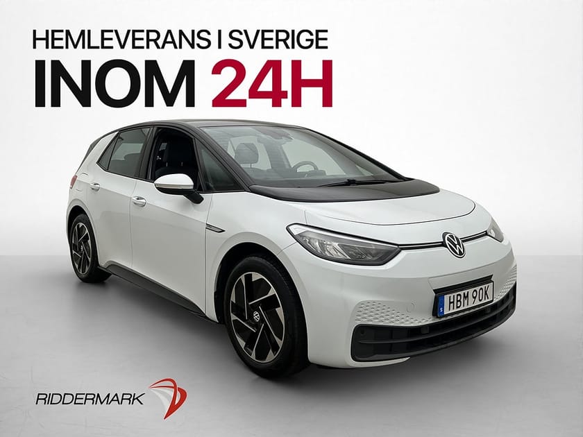Bild 1 av Volkswagen ID.3 Pro Performance 204hk Värmare Navi CarPlay