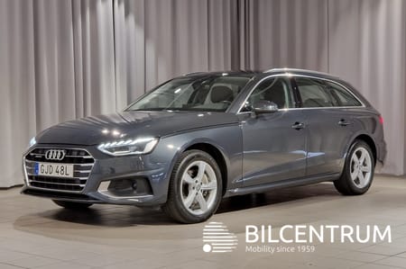 Audi A4 Avant 40 TDI quattro | Drag | P-värmare | Adapt f. | Navi | LED | 190 h