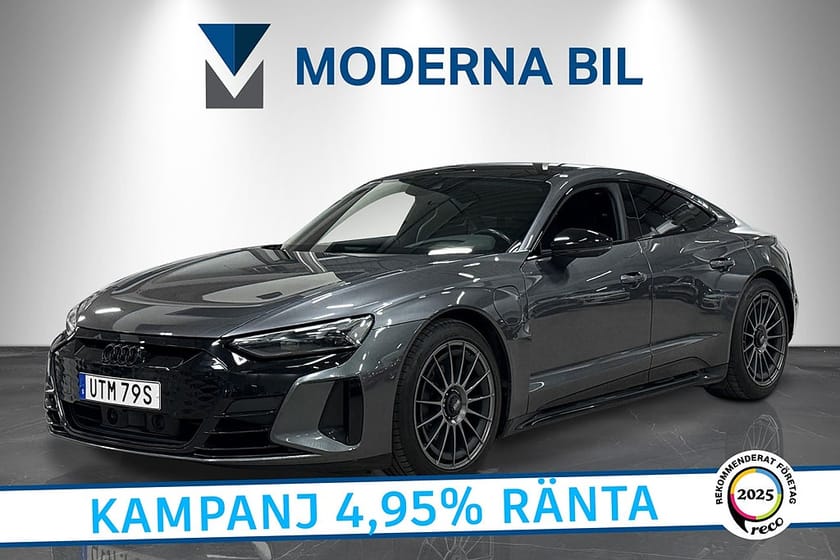 Bild 1 av Audi e-tron GT quattro Q 476hk 360° 4WD-styrn. Massage Pano B/O Moms
