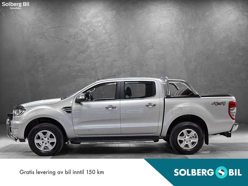 Bilde 4 av Ford Ranger Dobbelcab 3,2TDCi 200hk Limited/Eu28/Aut/Skinn/Varmer/ACC/R.Kam
