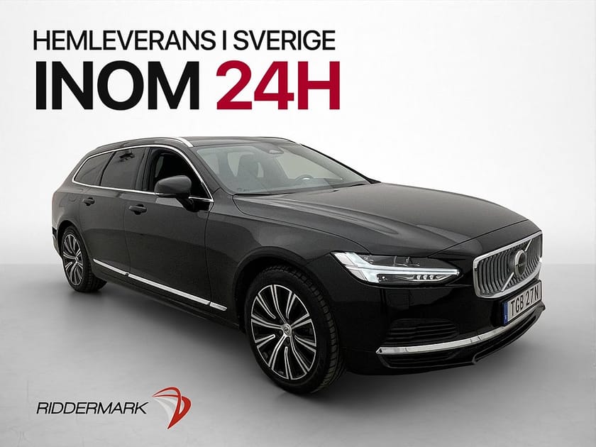 Bild 1 av Volvo V90 T6 AWD 350hk Pano Värmare HUD Kamera Skinn Drag