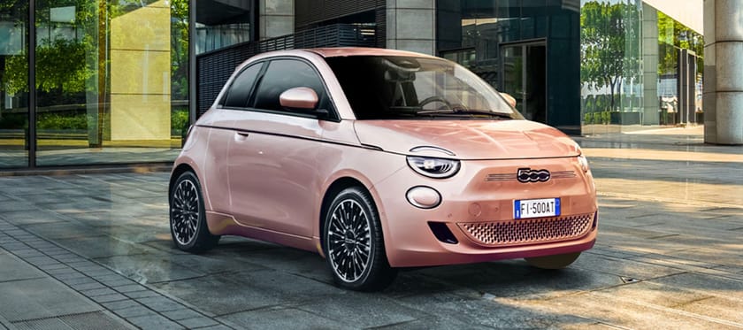 Fiat 500e från 344 900 kr bakgrundsbild