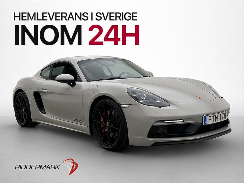 Bild 1 av Porsche 718 Cayman GTS 4.0 400hk BOSE PDLS 18 Vägs Svensksåld
