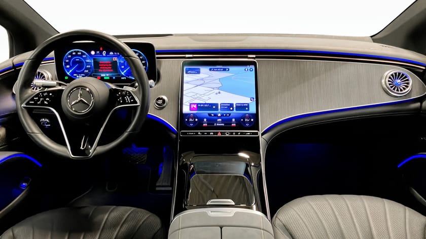 Bild 4 av Mercedes-Benz EQS 450 4MATIC AIRMATIC Pano Burm Drag *3,95%*