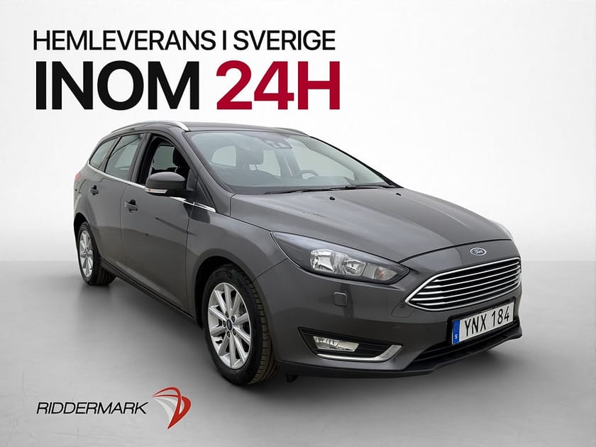 Bild 1 av Ford Focus Kombi 125hk Titanium Kamera Navi Rattvärme Farthållare