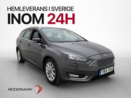Ford Focus Kombi 125hk Titanium Kamera Navi Rattvärme Farthållare
