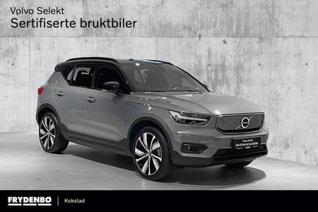 Volvo XC40 Recharge P8 AWD KROK|PANO|20"|LOUNGE.PK|360|H&K|8år*