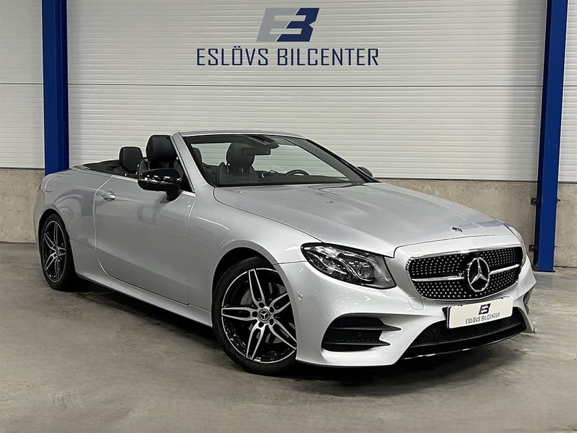 Bild 1 av Mercedes-Benz E 200 Cabriolet Cab 197 HK / AMG Line / Burmester / Airscarf / 360 /