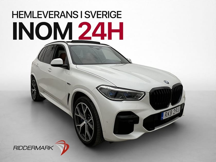 Bild 1 av BMW X5 xDrive45e iPerformance M Sport Luftfjäd Sky Laser H/K Drag HUD 360