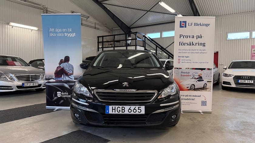 Bild 3 av Peugeot 308 SW 1.6 BlueHDi Manuell, 120hk Active, **Välvårdad**