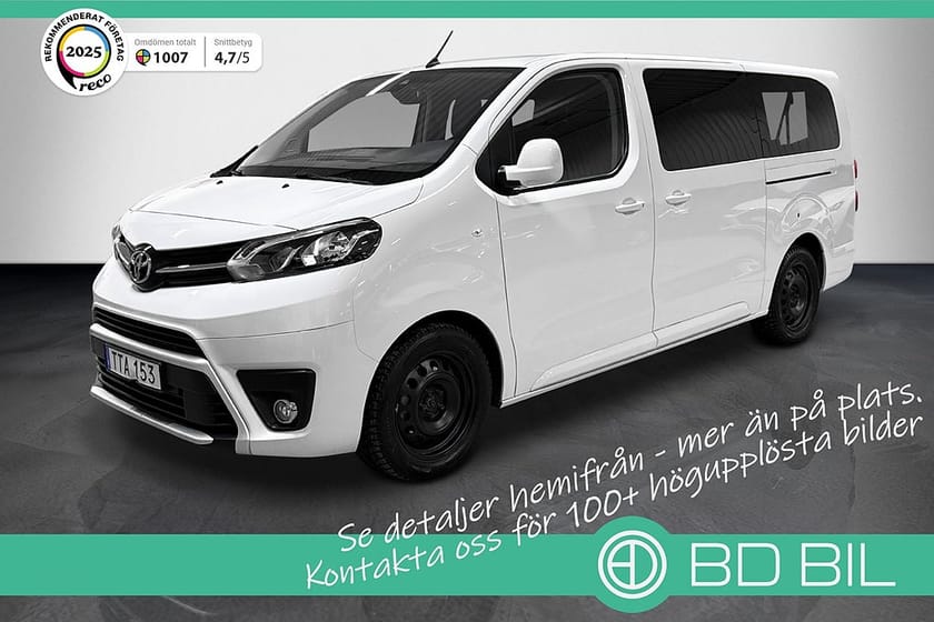 Bild 1 av Toyota Proace Verso 2.0 D-4D EXTRA-LÅNG 9-SITS DUBBLA SKJUTDÖRRAR MOMS