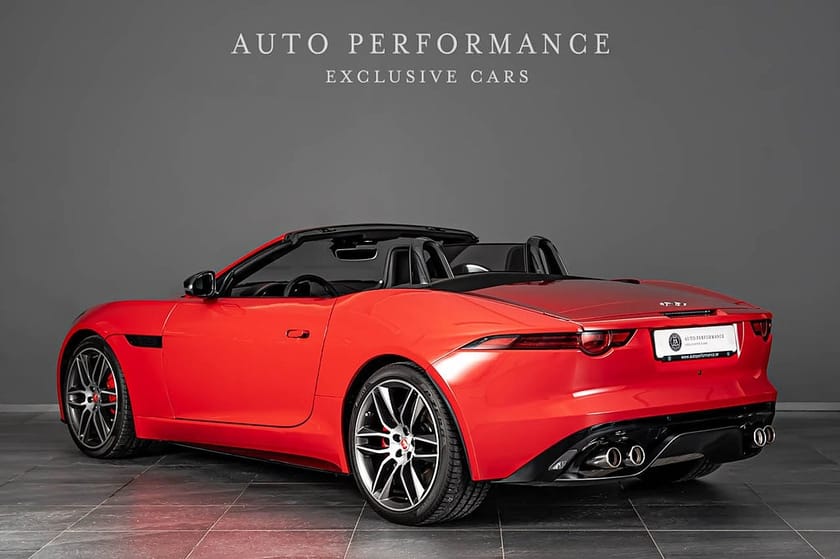 Bild 2 av Jaguar F-Type R Cabriolet Cab V8 550hk Black Pack / Hemleverans /
