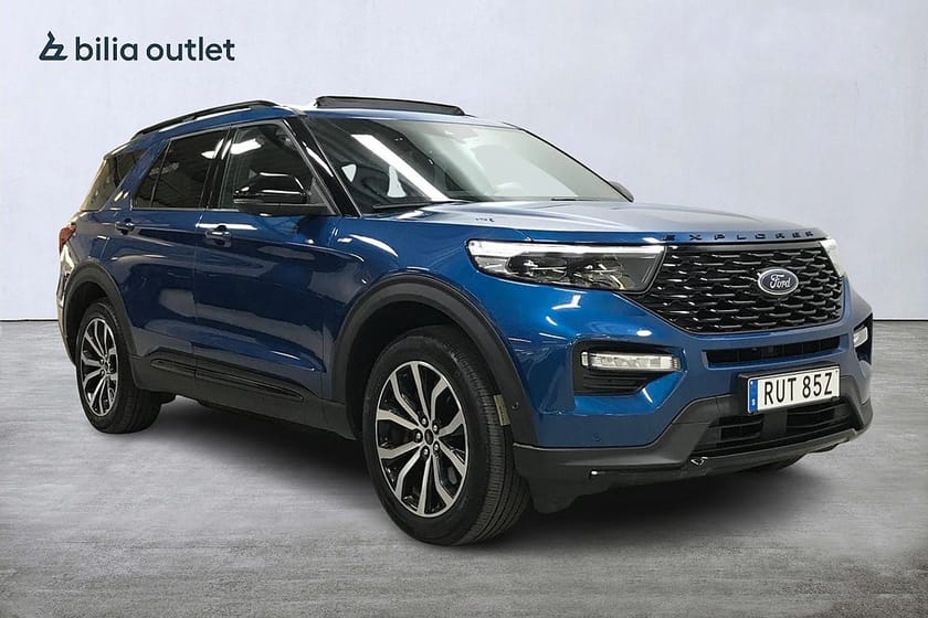 Bild 4 av Ford Explorer Plug-In Hybrid PHEV SelectShift ST-Line 7-sits 457hk Panorama Navi 360