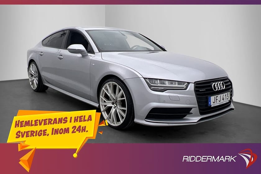 Bild 3 av Audi A7 Sportback 3.0 TDI Q. 218hk S-Line Läder SE SKICK