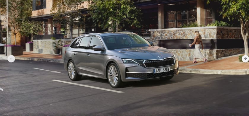 Kampanj Octavia Combi bakgrundsbild