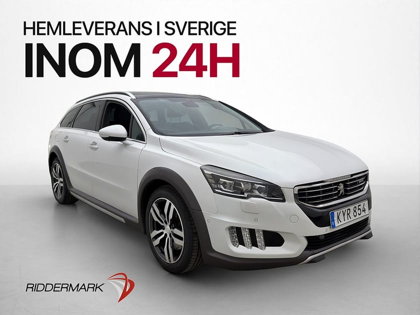 Bild 1 av Peugeot 508 SW RXH 181hk M&K-Värm Pano HUD Kamera Navi Drag