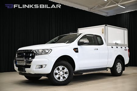 Ford Ranger SuperCab 160HK Automat|Kåpa|Inredd|Vinsch|Släde|Kamkedja|SeUtr!