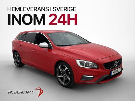 Volvo V60 D4 R-Design H/K Drag Halvskinn Värmare Kamrem-Bytt