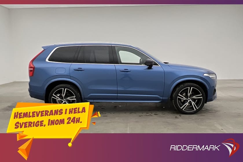 Bild 3 av Volvo XC90 D5 AWD Polestar R-Design 7sits Pano B&W Luft 240h