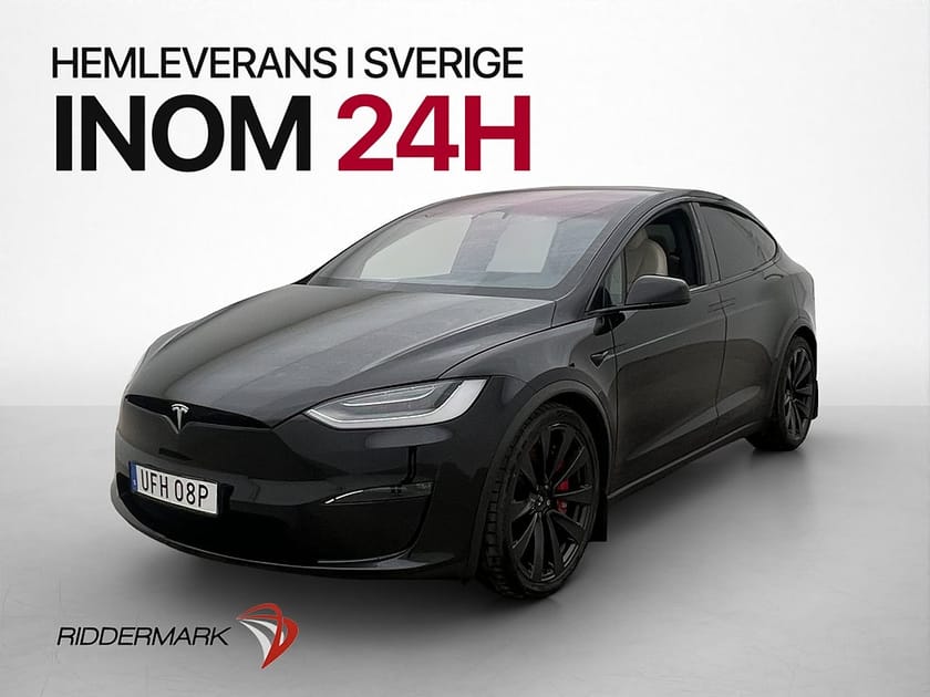 Bild 1 av Tesla Model X Plaid 1020hk Yoke Dragkrok Autopilot