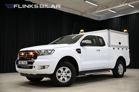 Ford Ranger SuperCab 2.2 TDCi 160HK Automat|Kåpa|Släde|Drag|Värmare|Leasbar