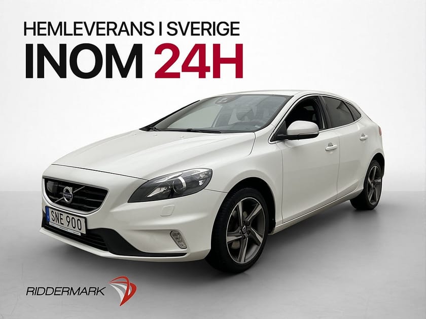 Bild 1 av Volvo V40 T2 122hk R-Design Skinn Värmare Kamera Adaptiv