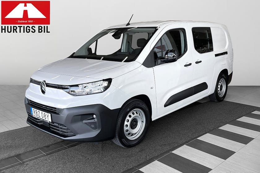 Bild 1 av Citroën ë-Berlingo Crew Van ë Cab e-Berlingo cab /5 Sits/Drag