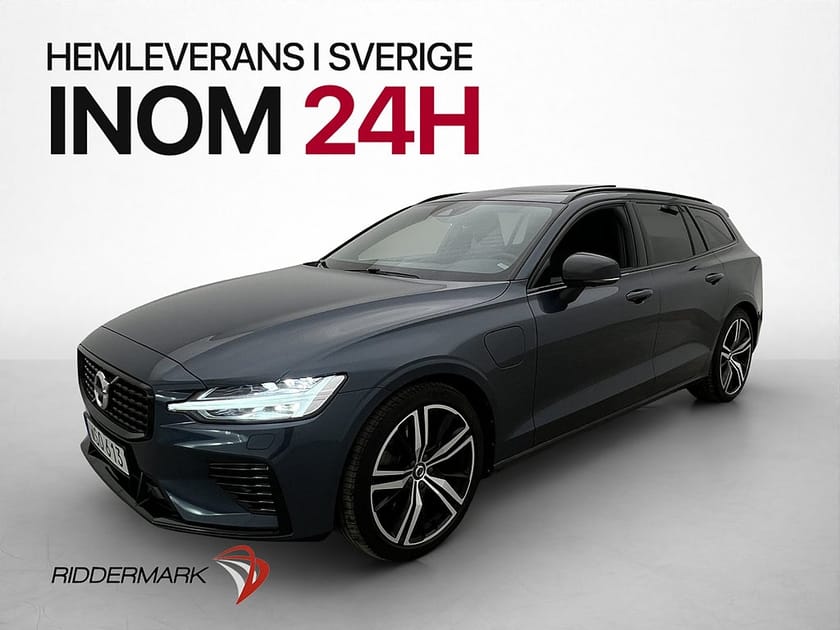 Bild 1 av Volvo V60 Recharge T8 AWD R-Design Pano H/K Värmare 360°