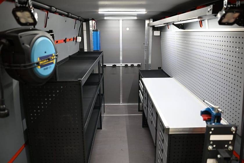 Bild 2 av Mercedes-Benz Sprinter 319 CDI Panel Van Maxi|Automat|Servicebil|Dubbelhytt|Inredd|SeUtr!