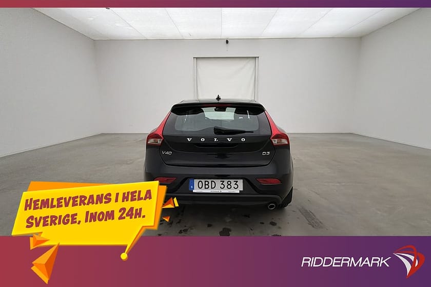 Bild 3 av Volvo V40 D3 150hk Momentum VOC D-Värmare B-Kamera Navi