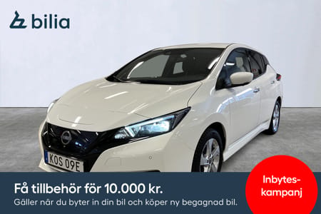 Nissan Leaf N-Connecta/Rattvärme/Navi/s&v-däck/360 Backkamera