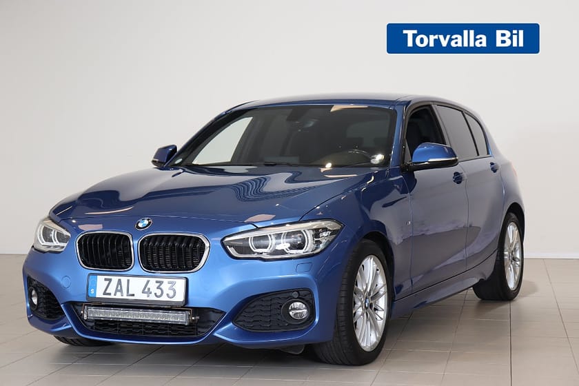 Bild 1 av BMW 118i M-Sport 136hk Aut HiFi Navi Professional Nyservad