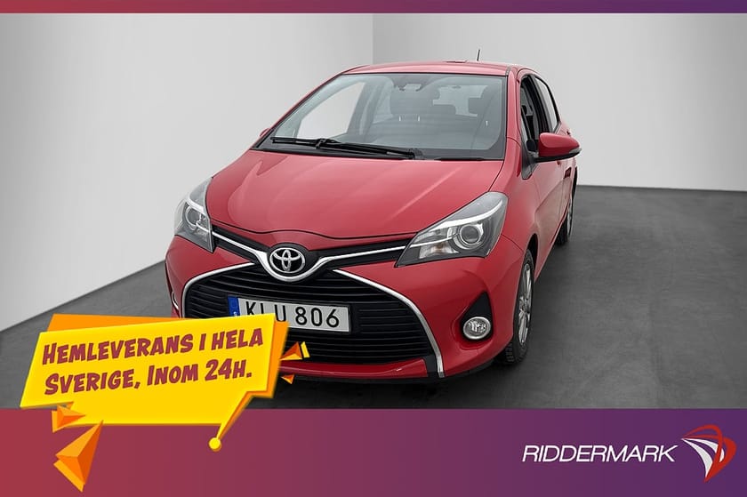 Bild 1 av Toyota Yaris 1.33 99hk Active Värmare Kamera En-Brukare