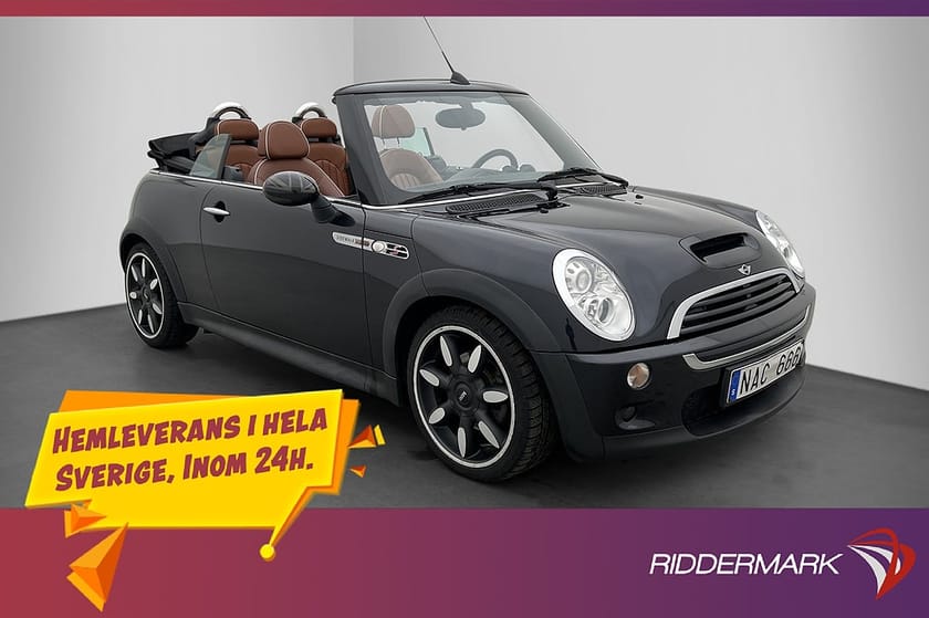 Bild 3 av MINI Cooper S Cabriolet 170hk Sidewalk P-Sensorer Skinn