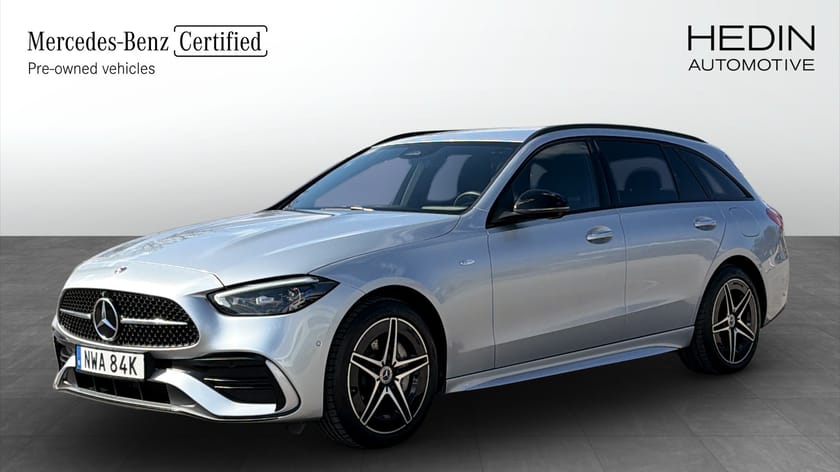 Bild 1 av Mercedes-Benz C 300 T e KOMBI AMG Line Premium Night Drag Värmare