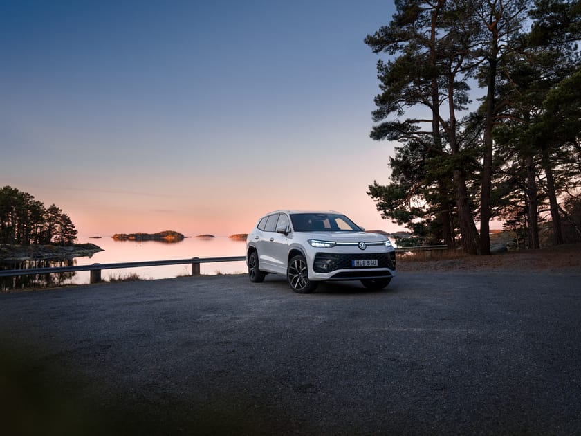 Nya Volkswagen Tayron bakgrundsbild