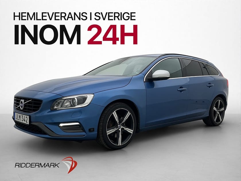 Bild 1 av Volvo V60 D4 AWD R-Design Värmare Navi Kamera Rattvärme Drag