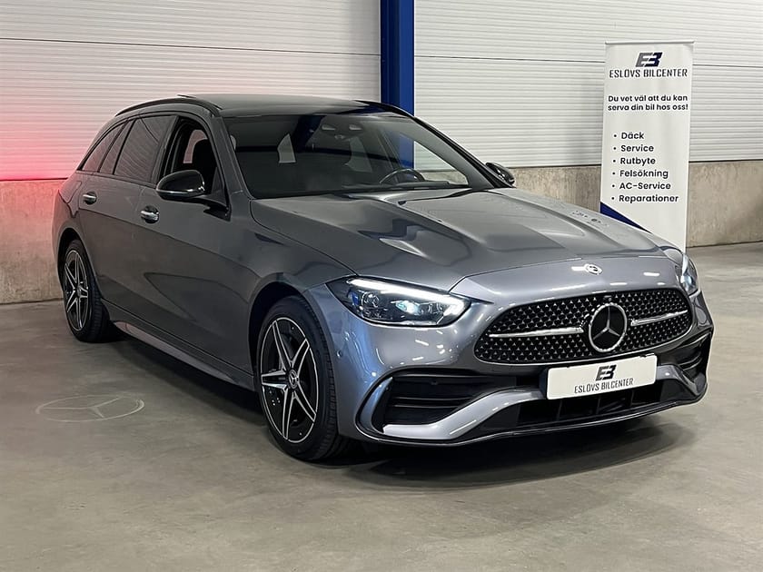 Bild 3 av Mercedes-Benz C 300 T e 313 HK / AMG Line / Panorama / Burmester / HUD /
