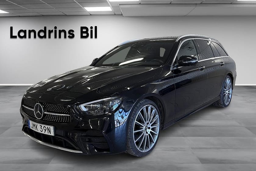Bild 1 av Mercedes-Benz E 220 T d 4MATIC Kombi AMG-Line Pano Drag Värmare