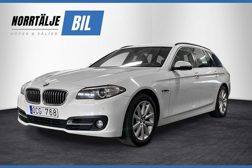 Bild 1 av BMW 520d xDrive Touring 184 HK  AUT DRAG PDC NYSERV SKINN 18"