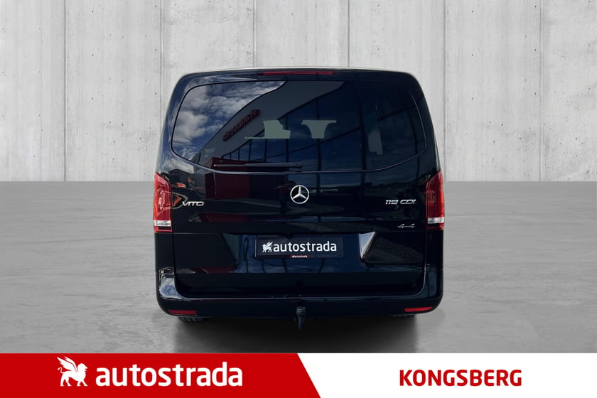 Bilde 4 av Mercedes-Benz Vito 119 CDI 4x4 3.0t 190 HK/4x4/AUT/KROK/WEBASTO/DISTR/SKINN/ILS/ACC/++