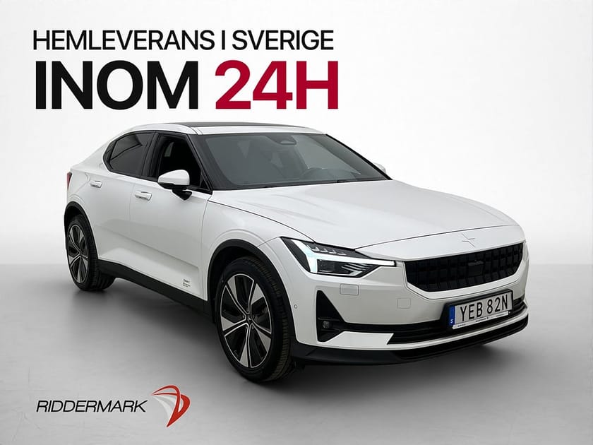Bild 1 av Polestar 2 Long Range Dual Motor 408hk Pano H/K 360° CarPlay