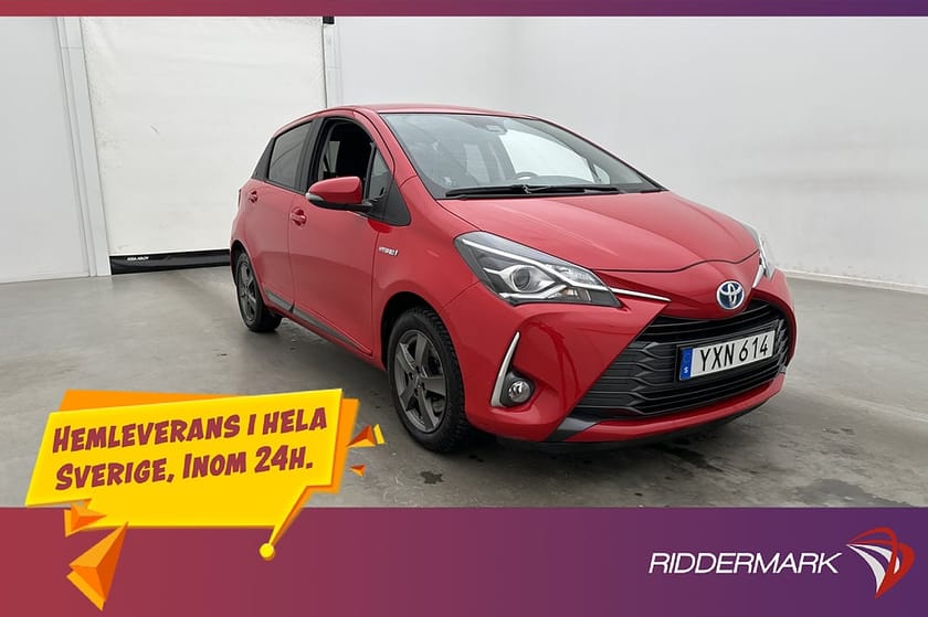 Bild 2 av Toyota Yaris Hybrid e-CVT 101hk Y20 Kamera Navi Farthållare
