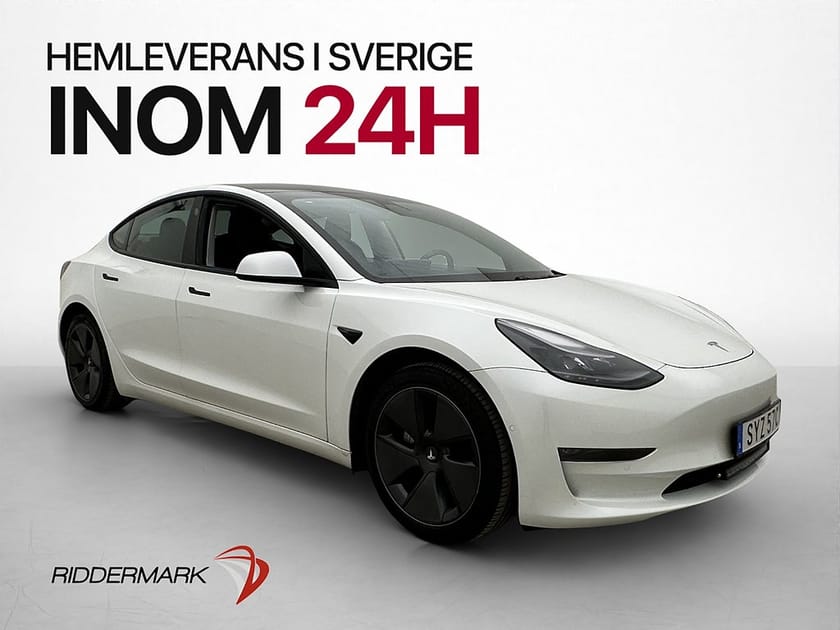 Bild 4 av Tesla Model 3 Long Range AWD AP Dragkrok Rattvärme Sv.Såld