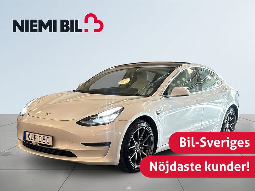 Bild 1 av Tesla Model 3 Long Range AWD Pano/Rattvärme/Skinn/SoV/Autopilot