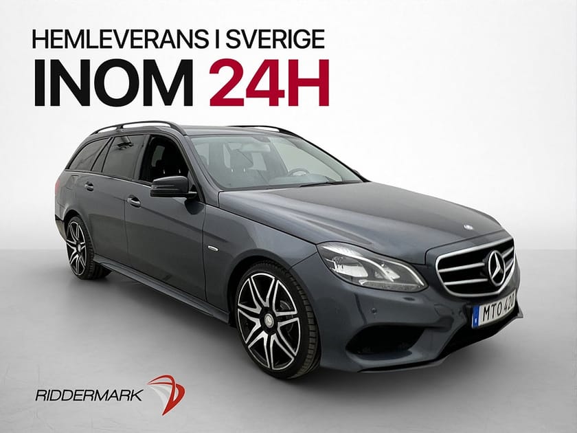 Bild 1 av Mercedes-Benz E 220 T BlueTEC E220 AMG Sport Night Navi Halvskinn