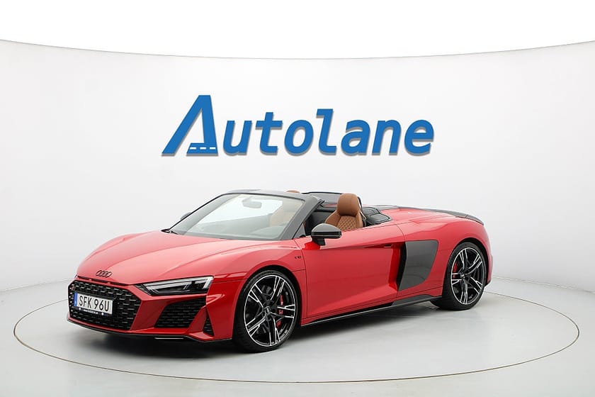 Bild 5 av Audi R8 Spyder V10 performance En Brukare, SV-Såld 620hk