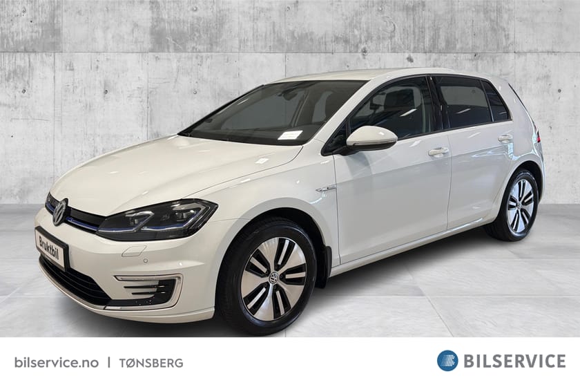 Bilde 1 av Volkswagen e-Golf Exclusive Skinnseter/Varmepumpe/Kamera/ACC/Navigasjon